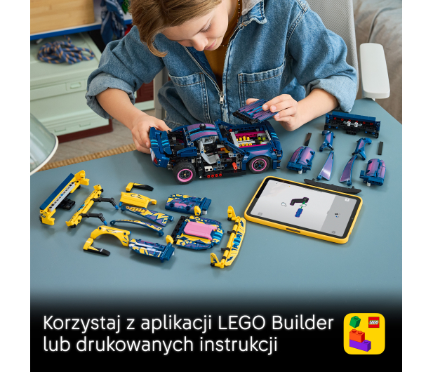 LEGO TECHNIC 42236 Warsztat tuningowy: samochód Ford Mustang GT - 1547398 - zdjęcie 9